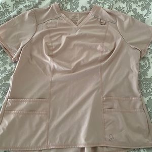 Jaanuu Blush Pink shift v-neck top,XL worn twice